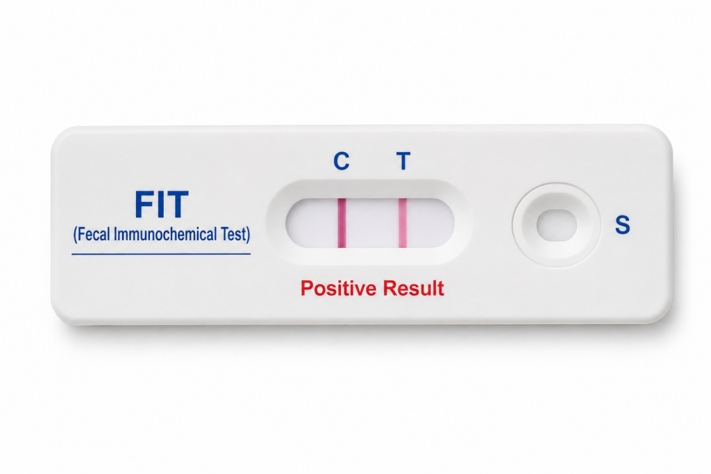positive FIT test colonoscopy follow up Singapore.